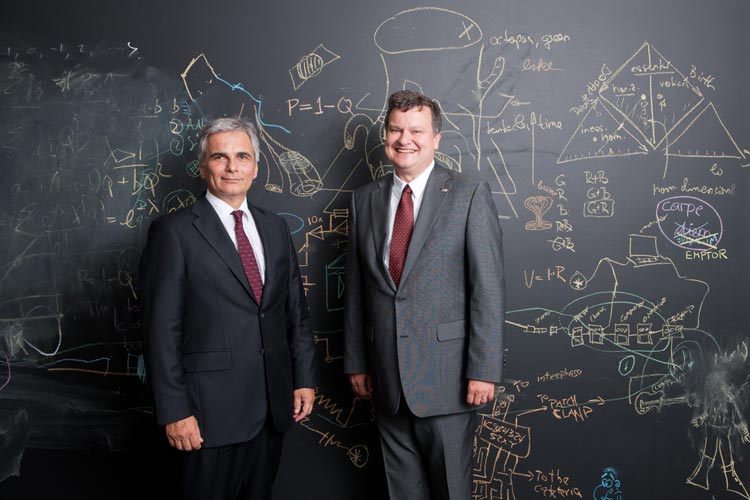 Prime Minister Faymann and IST President Henzinger.