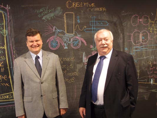 Mayor Michael Häupl and IST President Henzinger