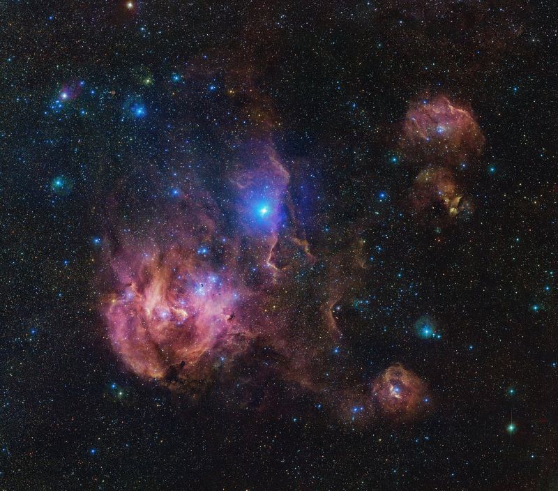 Running Chicken Nebula in the constellation of Centaurus.