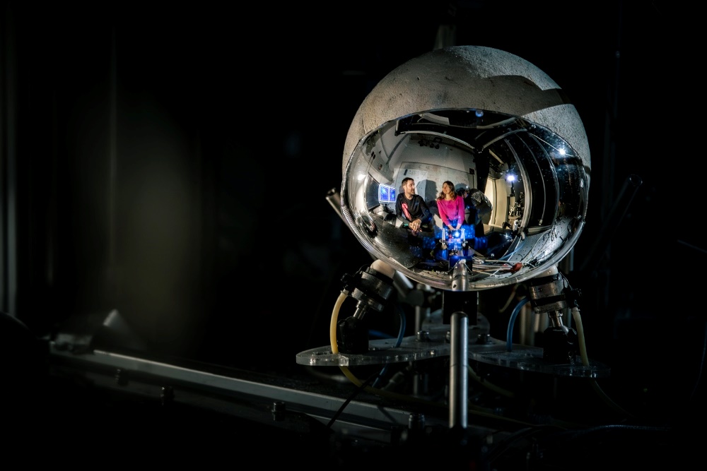 An in vivo imaging setup.