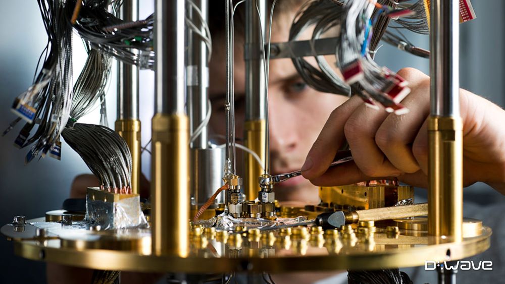 Annealing quantum computer.