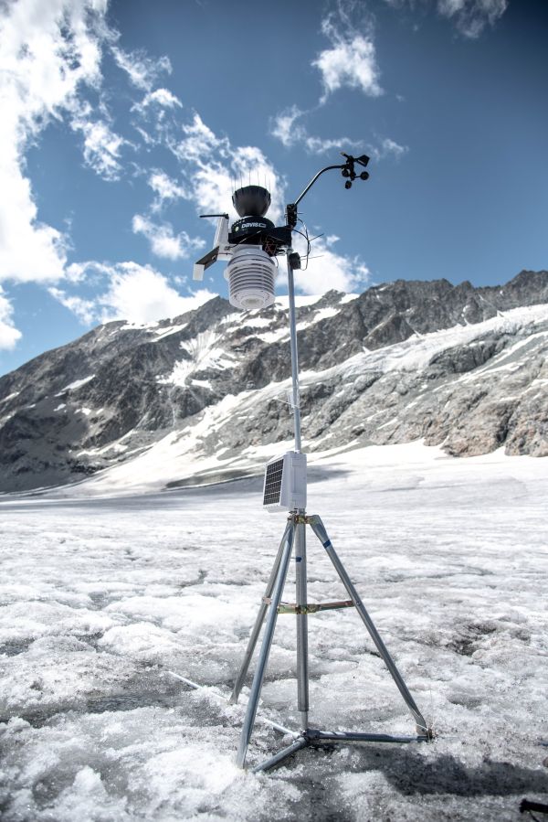 OtemmaGlacier SimpleWeatherStation V1 A simple automatic weather station on the Otemma Glacier in Switzerland.